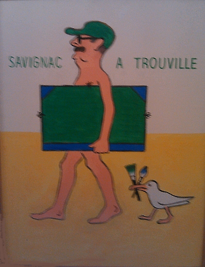 Exposition Savignac à Trouville